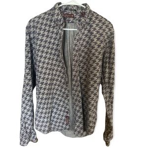 Scotch & Soda Houndstooth Button Up. Size M.